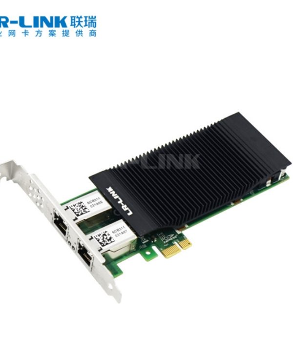 Pcie X1 Dual Port 802.3at PoE Gigabit tầm nhìn khung Grabber Card (Intel i350 dựa)
