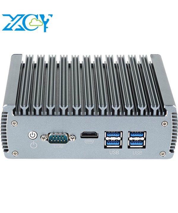 I7-1165G7 Intel PC mini công nghiệp fanless N100 6x2.5G Ethernet 4X COM-RS232 USB HDMI mini-pcie Hỗ trợ Windows Linux openwrt