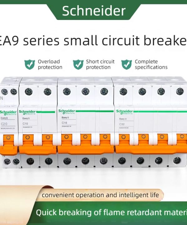 Schneider công tắc khí ea9 1P 2P 3P 4P công tắc phanh điện dễ dàng 9 công tắc ngắt mạch gia dụng 6A 40A 50A 63A