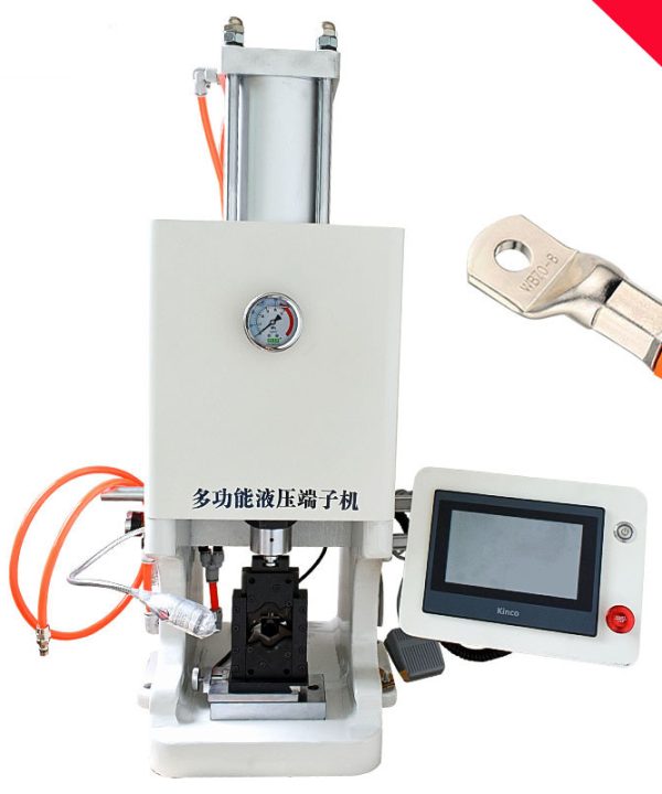 Máy bấm cos tự động 10t đa chức năng máy ép thủy lực đồng mũi Uốn Tóc bồng máy năng lượng mới dây nịt crimper terminal crimping machine