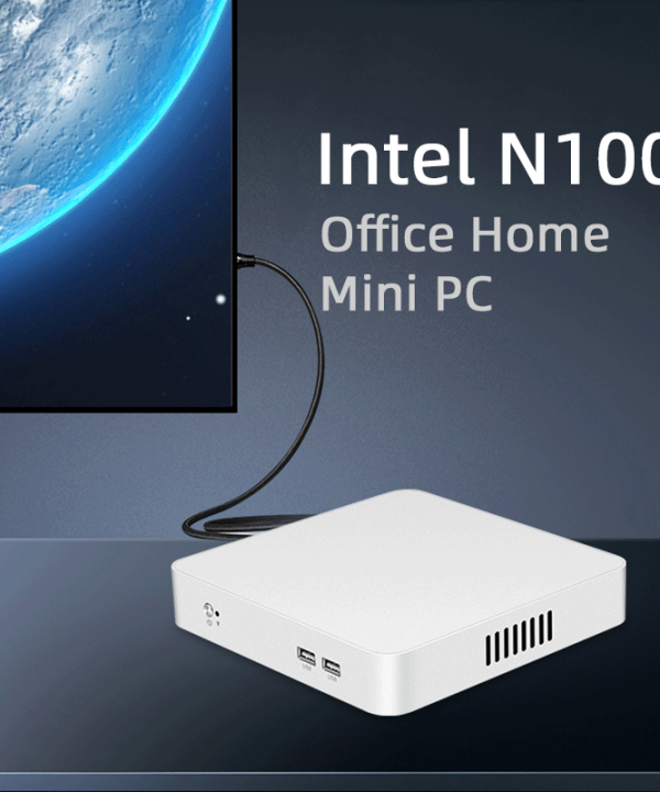 Bộ xử lý PC mini Intel N100 máy vi tính gia dụng văn phòng máy vi tính 16GB DDR4 512GB M.2 NVMe SSD 2.4G/5.0G Wifi Bluetooth Windows 10/11 Linux