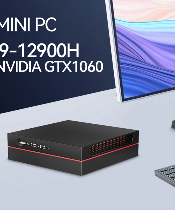 12th Gen Intel i9 12900H Mini PC 14 Cores 20 Threads Nvidia GTX1060 4GB M.2 PCIEX4 SSD DDR4 5G SIM WiFi Bluetooth 4K Windows 10