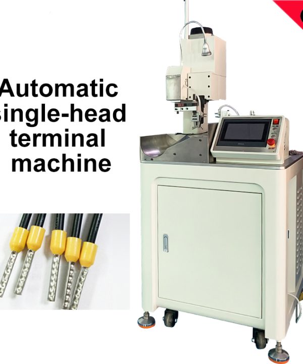 Máy bấm cos tự động đầu duy nhất thiết bị đầu cuối máy dây tước và xoắn Uốn Tóc bồng thiết bị Châu Âu cách điện Ống phích cắm terminal crimping machine