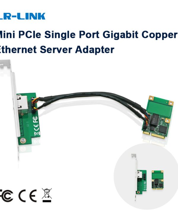 LR-LINK 2206pt Mini PCI-Express Gigabit cổng duy nhất RJ45 Ethernet 10/100/1000Mbps LAN Card mạng với Intel i210 Chipset