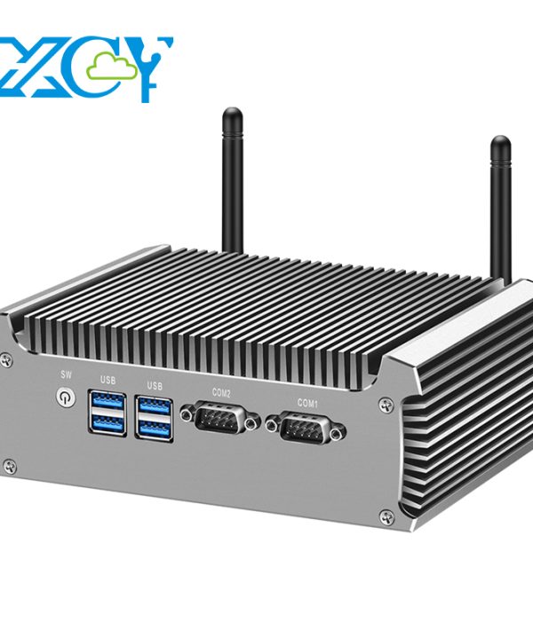 I7-4500U Intel Core PC mini công nghiệp fanless xcy RS-232 2X cổng nối tiếp GbE LAN 4x USB hỗ trợ wifi Windows Linux
