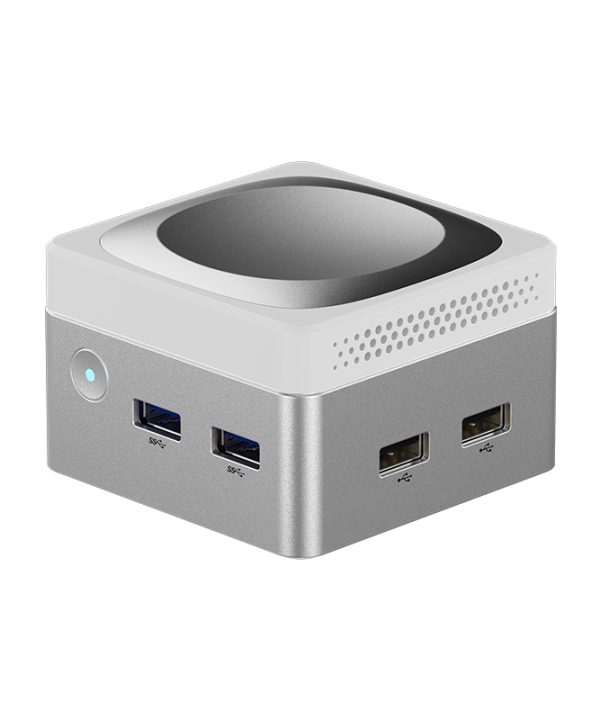 Bộ xử lý Intel N100 Mini PC 12GB lpddr5 4800MHz M.2 NVMe/SATA SSD wifi5 Ethernet kép Type-C PD HDMI 4K UHD Windows 11 Linux