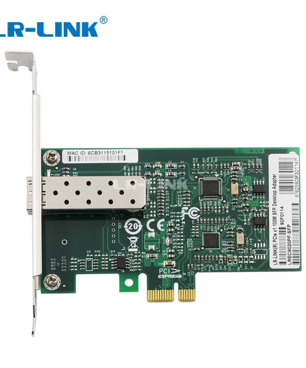 LR-LINK 9020pf-sfp 100Mb PCI Express Ethernet Card mạng sợi quang Lan Adapter cho PC máy tính Realtek rtl8105e NIC