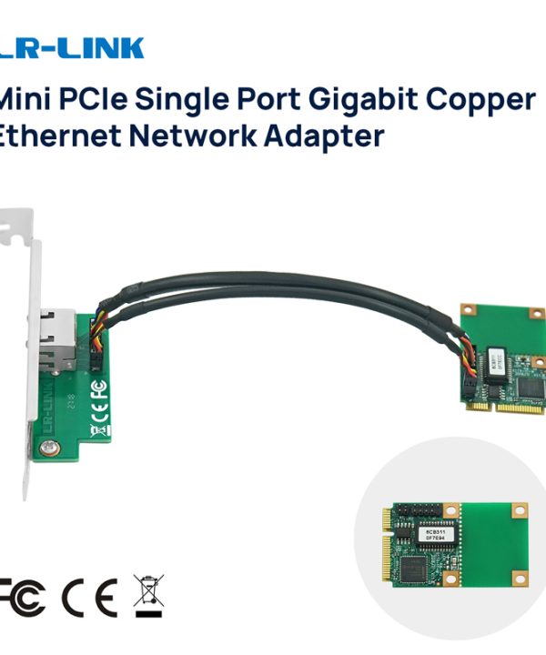 LR-LINK 2201pt Mini PCI-Express Gigabit Ethernet LAN thẻ 10/100/1000 cơ sở-t RJ45 PCI-E Card mạng NIC