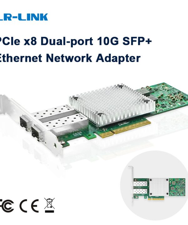 LR-LINK 9812bf-2sfp 10GB Card mạng cổng kép PCIe sợi quang LAN Ethernet Network Adapter Nic dựa trên Intel X710-DA2