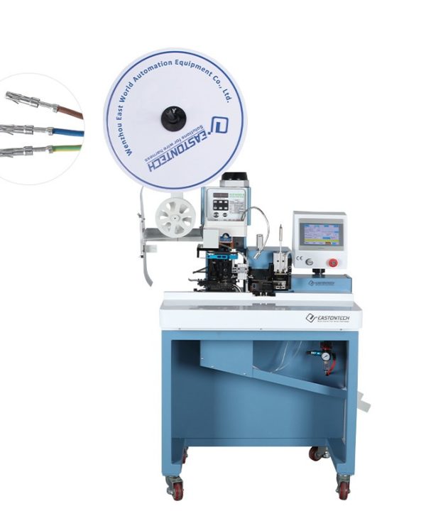 Máy bấm cos tự động ANT-50F 1.5Mm Bị thủng Kết Nối IDC uốn Tóc Bồng máy Phẳng Ribbon Thiết Bị Đầu Cuối Dây Khai Thác terminal crimp machine