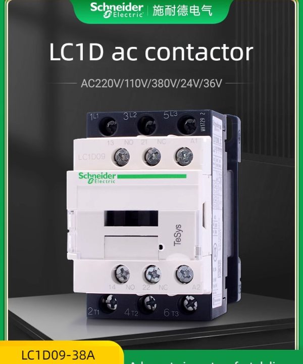 Phù hợp cho hoạt động thang máy AC contactor 110V Schneider Electric AC contactor lc1d09m7c 25A 32A 12A 38A 220v380v