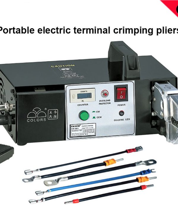 Máy bấm cos tự động thiết bị đầu cuối Điện Uốn Tóc bồng máy 10mm ² Cáp Dây cách điện thiết bị đầu cuối crimper kìm với uốn chết Cáp cách nhấn công cụ terminal crimping machine