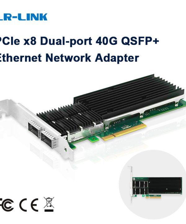 LR-LINK 9902bf-2qsfp cổng kép 40GB Nic PCI-Express Ethernet máy chủ Adapter sợi quang Card mạng Intel xl710qda2