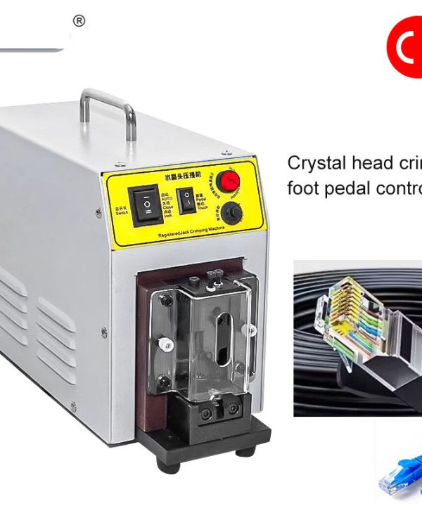Máy bấm cos tự động Tự động RJ45 Uốn Tóc bồng máy Mạng LAN Cáp pha lê đầu thiết bị đầu cuối crimper RJ45 pha lê đầu nối Uốn Tóc bồng công cụ terminal crimping machine