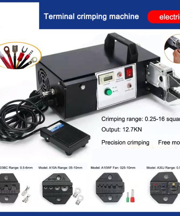 Máy bấm cos tự động Điện crimper ant6b2 tự động lạnh crimping thiết bị đầu cuối crimping máy tính để bàn đa chức năng terminal crimp machine