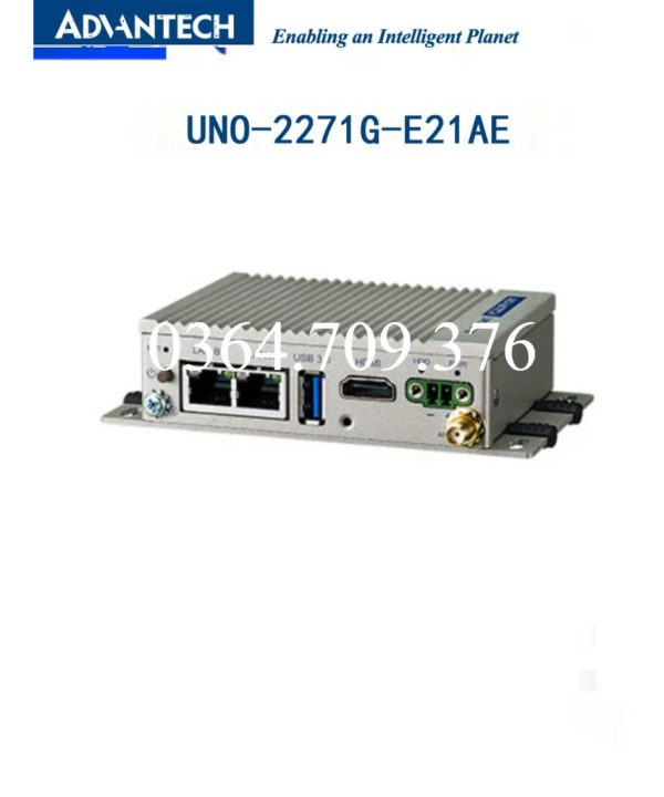 Advantech UNO-2271G-E21AE Nhà Máy Cổng Dữ Liệu Máy Tính Công Nghiệp Tủ Nhỏ Điều Khiển Nhúng