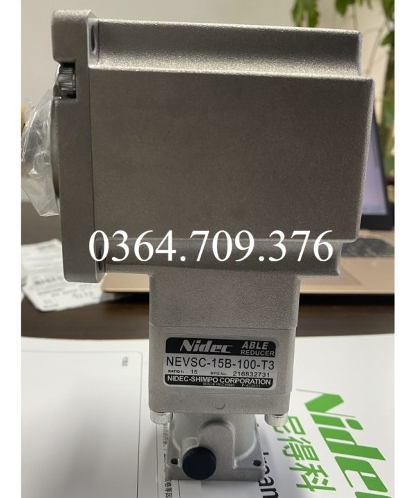 Hộp Số Giảm Tốc Bánh Răng Hành Tinh Chính Xác Nidec Shimpo Của Nhật Bản Góc 90 Độ Chính Xác Cao NEVSC-15B-400
