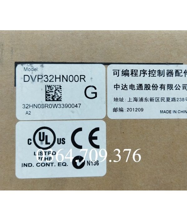 PLC Dvp32hn00r    Delta EH Module Mở Rộng