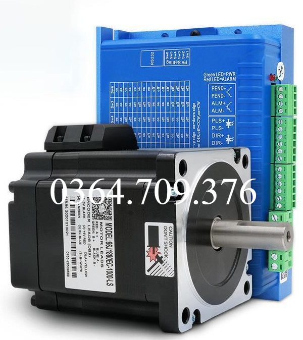 2HSS57 Bộ Điều Khiển Động Cơ Bước Vòng Kín Hai Pha Jiemeikang 42 57 60 86 0.48 Động Cơ 2nm 8.5n Step Motor JMC