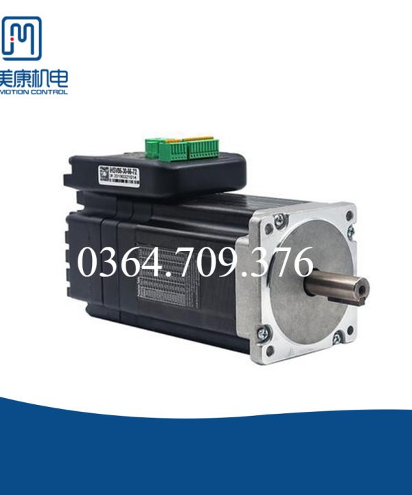 Động cơ servo tích hợp JMC NEMA 34 660W 72vdc 3000rpm 2.1nm 13.1a khung 86*86mm IHSV86-30-66-72 1000 dòng encoder