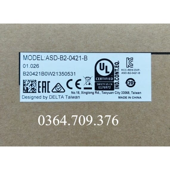 Bộ Điều Khiển Servo Delta ASD-B2-0421-B