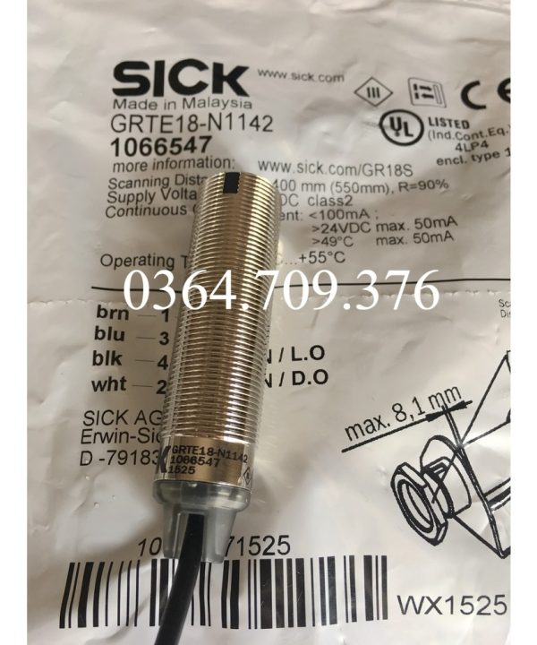 Công Tắc Quang Điện SICK  GRTE18-N1112 GRTE18-P1112 GRTE18-N1142