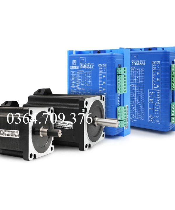 Bộ Điều Khiển Động Cơ Bước Hai Pha Jiemeikang 86J1880/18118-460 8.5/12nm 2dm860c Step Motor JMC