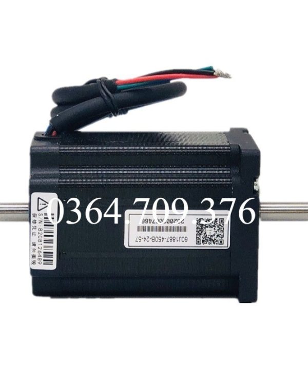 60j1887-450b-24-57 Jiemeikang 60 Trục Ra Đôi Động Cơ Bước Hai Pha Mặt Nạ Trục Ra Đôi 8Mm Step Motor JMC