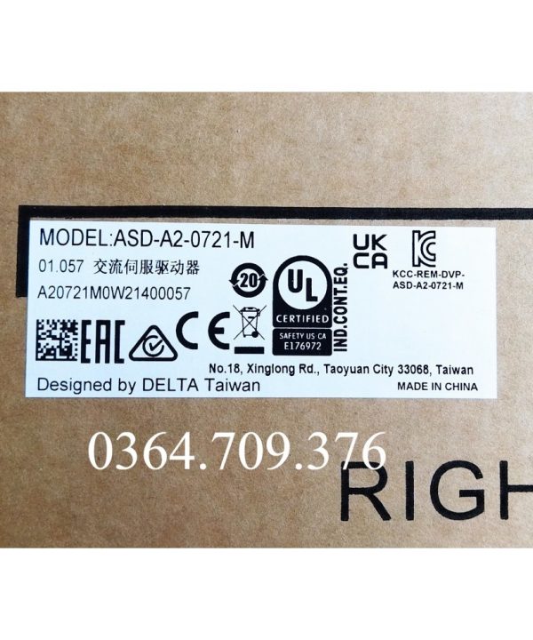 ASD-A2-0721-M Delta Servo Drive Spot