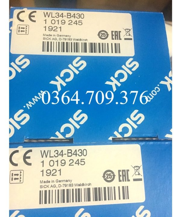 Công Tắc Quang Điện SICK Hoàn Toàn Mới  WL34-R230 WL34-B430 Đảm Bảo Xác Thực!