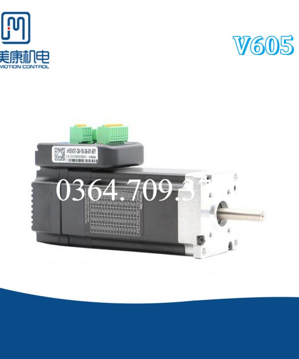 JMC Original V605 ver new 3000rpm 180W tích hợp động cơ servo & Bộ điều khiển 0.6nm 7.5A NEMA 23 iHSV57-30-18-36-01-B