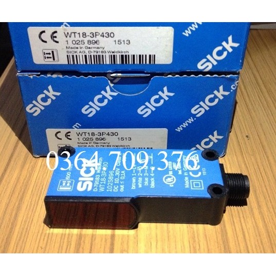 Hàng Tận Nơi WT18-3P430 Cảm Biến Quang Điện Phản Xạ Khuếch Tán SICK Nguyên Bản Hoàn Toàn Mới