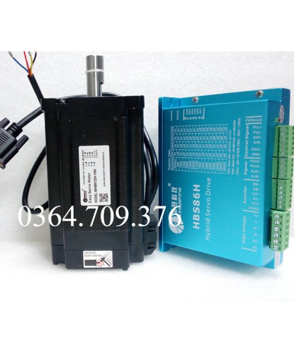 Leadshine Hbs86h 86hsm85-e1 Lai Servo Vòng Kín Bước 12N.M Tốc Độ Cao Không Mất Bước