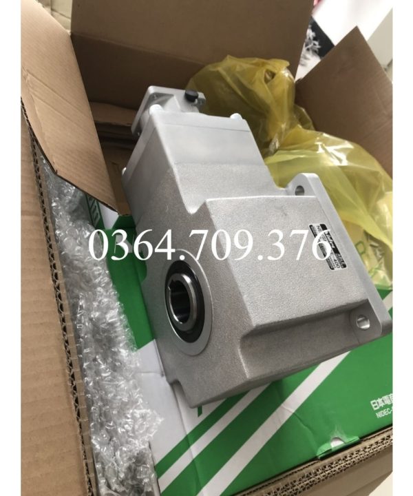 Bộ Giảm Tốc Hành Tinh Chính Xác Nidec Nidec Của Nhật Bản Trục NEVSH-45E-400 Rỗng Góc 90 Độ