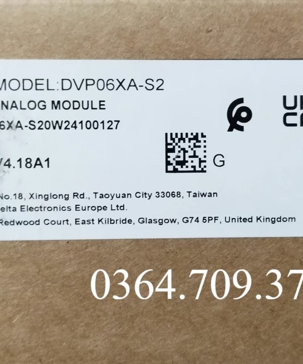 PLC Bộ Điều Khiển Lập Trình Delta   Của DVP06XA-S2  Module Mở Rộng