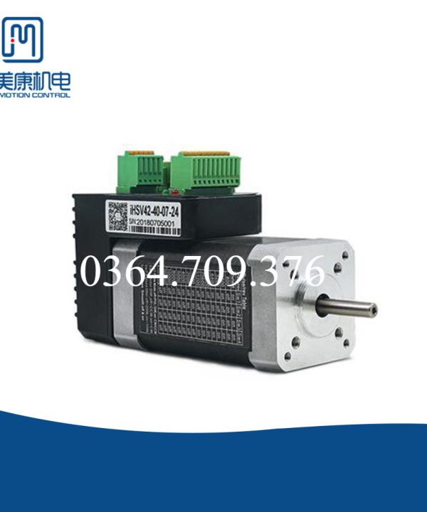 JMC động cơ servo AC tích hợp 78W Nema 17 & trục điều khiển 5*24mm bộ encoder dòng 1000 24VDC 4000RPM IHSV42-40-07-24
