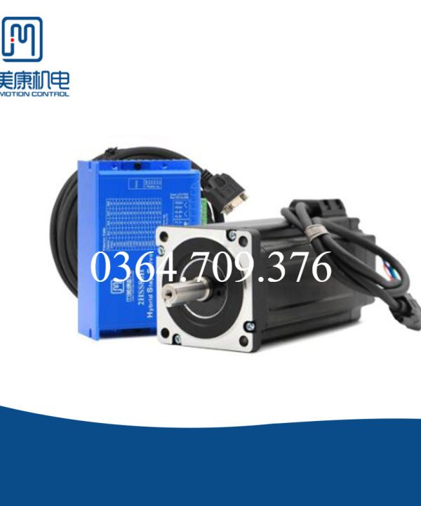 JMC vòng khép kín động cơ 12nm 6A 2-phase lai NEMA 34 Motor & Driver DC(40-110V) / AC(60-80V) 86j18156ec-1000 2hss86h