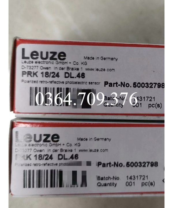 Cảm Biến Quang Điện Leuze Prk 18/24 Dl.46 50032798 *