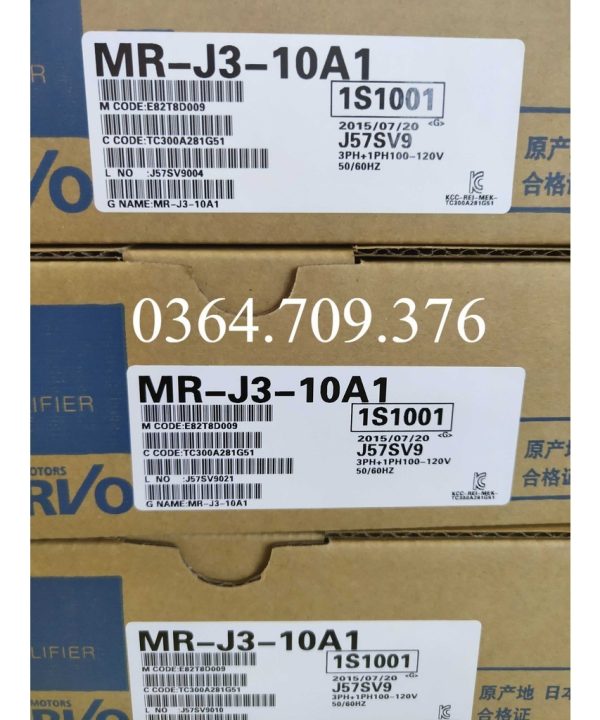 Bộ Điều Khiển Servo MR-J3-10A120A1 40A1 Chính Hãng Hãng Mitsubishi