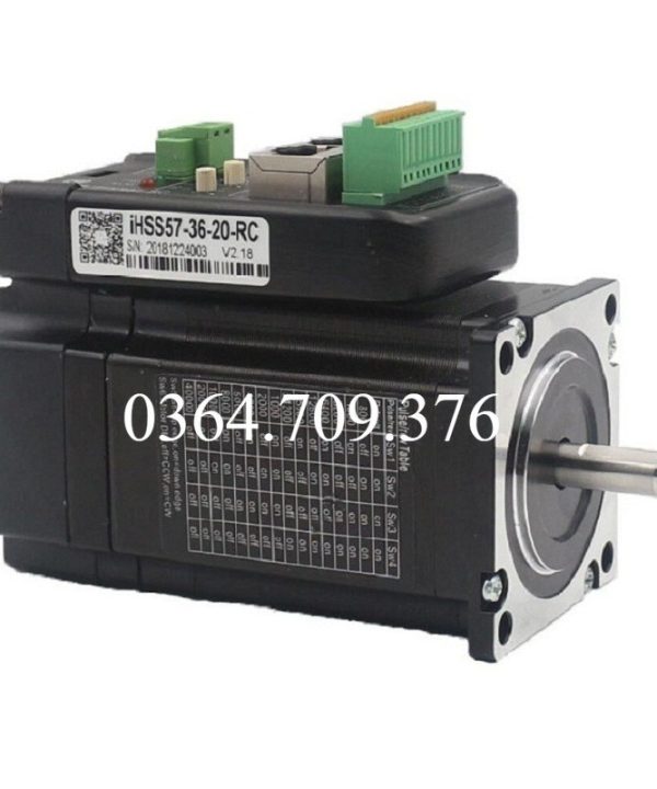 JMC Original CNC Máy 2-phase NEMA 23 2nm 4.5A tích hợp canopen RS485 canbus-rtu động cơ bước IHSS57-36-20-RC