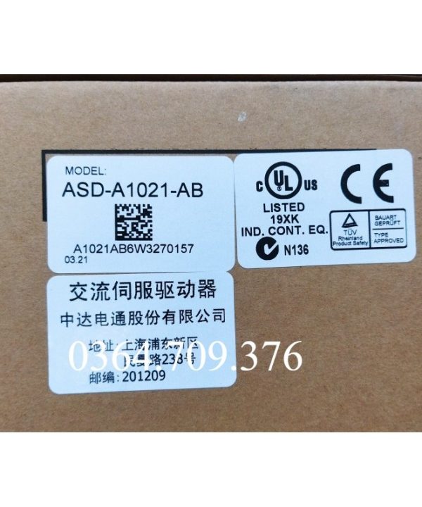ASD-A1021-AB Delta Servo Drive Spot
