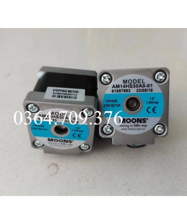 Động Cơ Bước  Chiều Dài Trục Ra Đơn 36.Mm Mômen Tĩnh 0.23n. M AM14HS30A0-01 Stepper Motor Moons