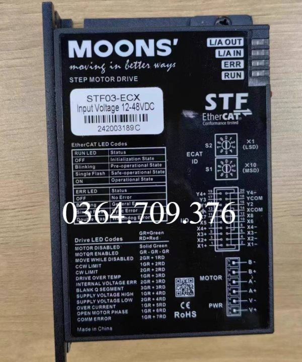 STF03-ECX Bộ Điều Khiển Moons Stepper Motor