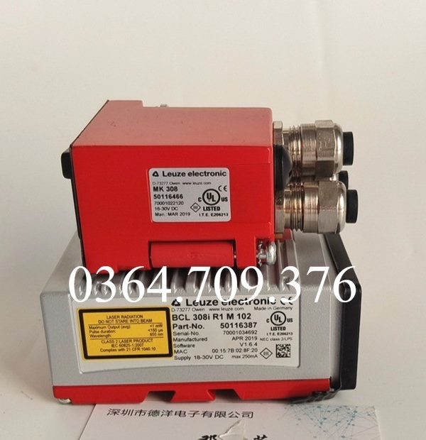 Đầu Đọc Mã Vạch Cố Định Leuze BCL 308i R1 M 102 50116387 Mk348 Đầu Nối