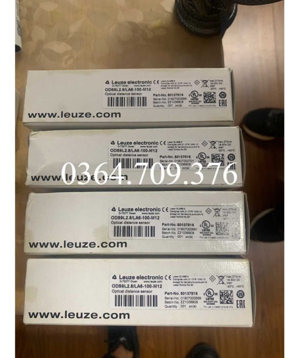 Cảm Biến Đo Khoảng Cách Laser Leuze Ods9l2.8/LA6-100-M12