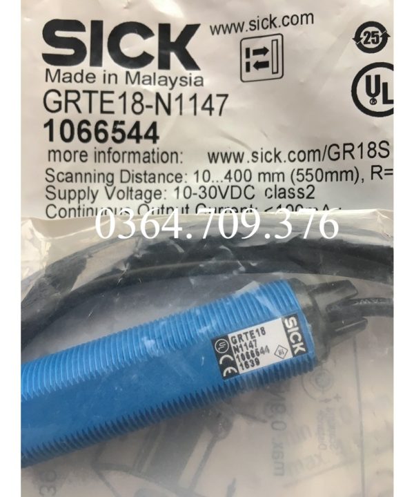 Công Tắc Quang Điện SICK Hoàn Toàn Mới  Nguyên Bản GRTE18-N1147 GRTE18-N1117