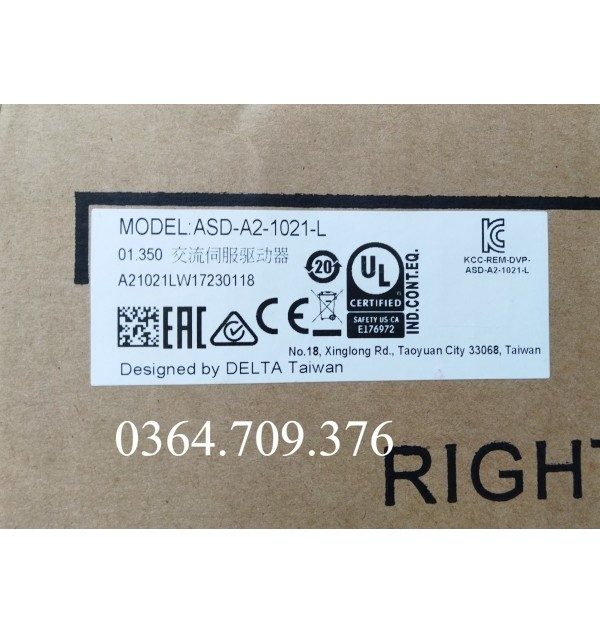 Bộ Điều Khiển Delta ASD-A2-1021-L