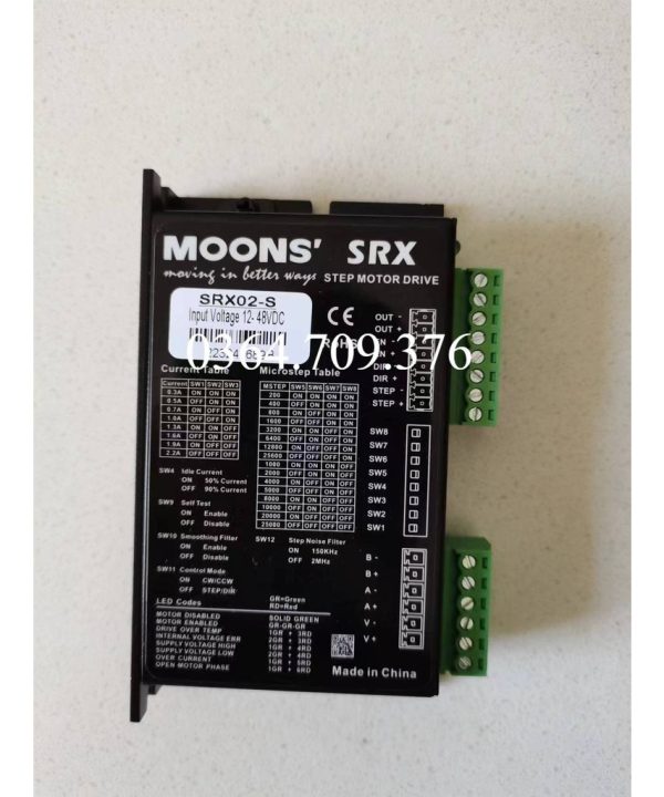 SRX02-S Điều Khiển Động Cơ Bước Moons Stepper Motor