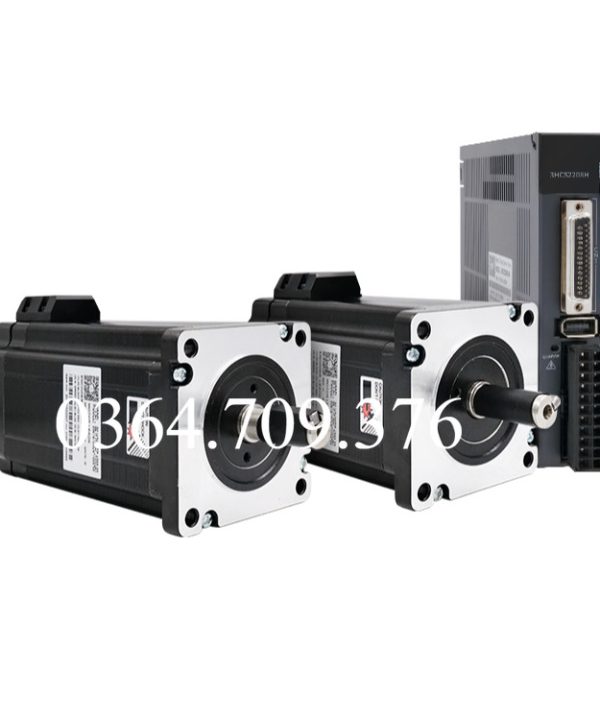 Động Cơ Bước Ba Pha 3HCS2208H 86/110 86J12126EC-1000Jiemekang 16/20nm AC 220V Có Phanh  Step Motor JMC