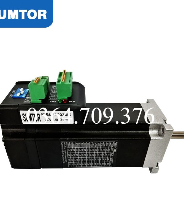 ☏Động cơ DC không chổi than NEMA 23 SUMTOR 188W với bộ mã hóa động cơ không chổi than SERVO 24V ~